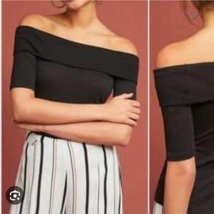 nwt anthropologie off the shoulder top